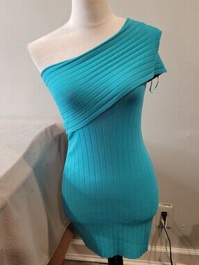 Revolve By The Way Turquoise Mini Dress Size Xs
